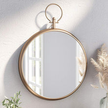 Zuo Kirkham Gold 20 1/2" x 23 1/2" Decorative Wall Mirror