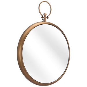 Zuo Kirkham Gold 20 1/2" x 23 1/2" Decorative Wall Mirror