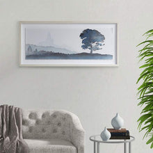 Serene Silhouette 41" Wide Framed Wall Art