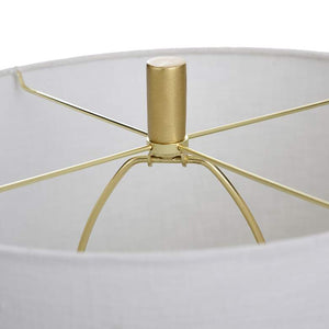 Portsmouth Round Molded Textured Gold Vase Table Lamp