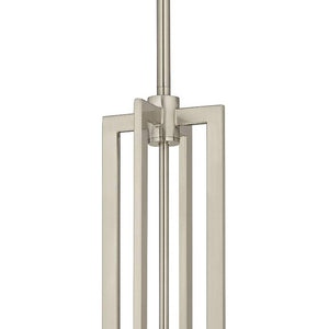 Lagos Mosaic Carey 24" Brushed Nickel 4-Light Chandelier