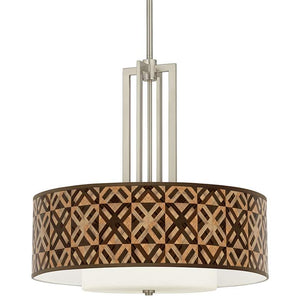 Carey 24" Brushed Nickel 4-Light Chandelier