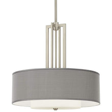 Carey 24" Brushed Nickel 4-Light Chandelier