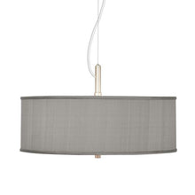 Textured Faux Silk 20" Wide Pendant Chandelier