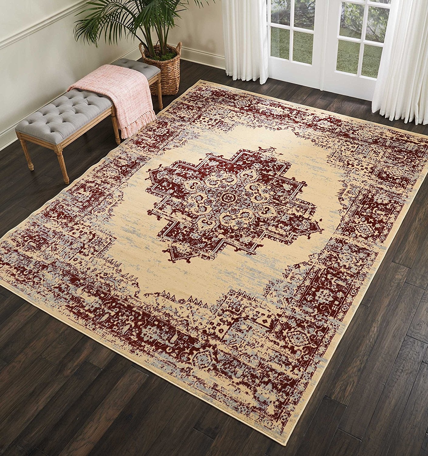 Wool Tufted Geometric Persian Area Rug - Threshold™ : Target