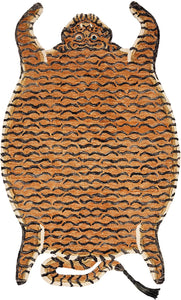 Loloi Feroz X Justina Blakeney Collection Area Rug, 4'0" x 6'0", Tangerine