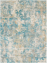 Safavieh Modern Abstract Teal / Gold