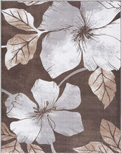 Floral Area Rug - Non Slip Large Flower Carpet for Indoor Soft Area Rugs