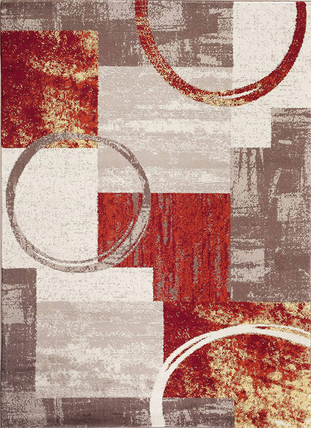 Contemporary Abstract Multi-color Area Rugs