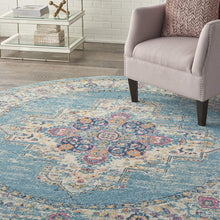 Chic Light Blue Area Rug Runner