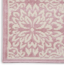 Transitional Floral Ivory/Pink Area Rug