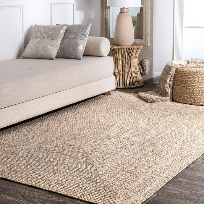 Braided Handmade Tan Indoor/Outdoor Soft Area Rug