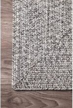 Braided Handmade Grey Indoor/Outdoor Soft Area Rug