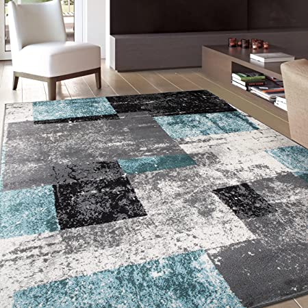 Contemporary Area Rug for Living Room, Modern Area Rugs for Dining Roo –  Paintingforhome