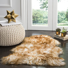 Sheep Skin Collection White  Handmade Rustic Glam Genuine Pelt Extra Thick Accent Soft Area Rug