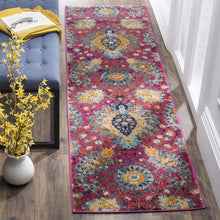 Floral Fuchsia/Gold Soft Area Rugs