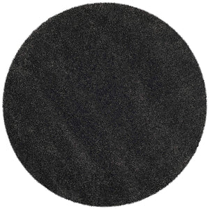 Dark Gray Soft Plush Shag Area Rug