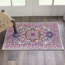 Passion Persian Colorful Light Grey/Pink Soft Area Rug