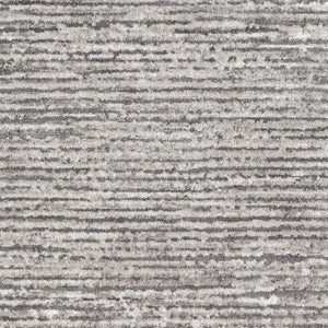 Contemporary Gray Stripes Area Rug
