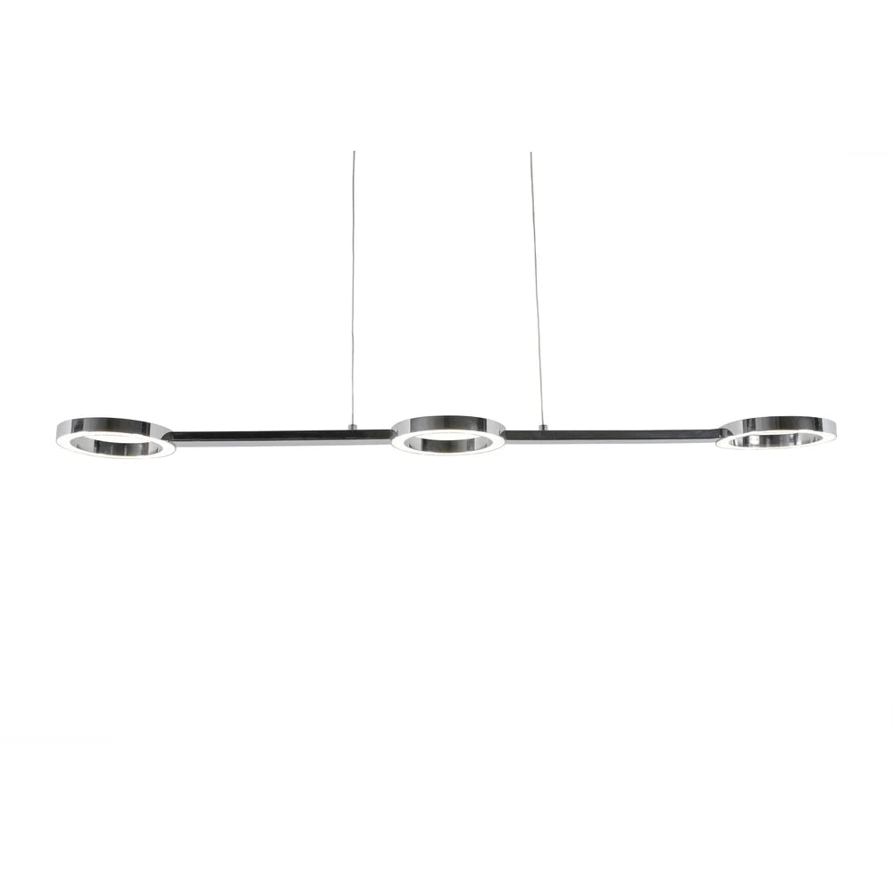 Halo LED 3-light Linear Pendant - N/A