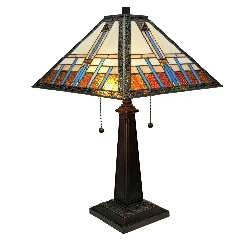 Tiffany Style Table Lamp Mission 21