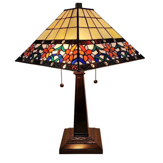 Tiffany Style Table Lamp Mission 23
