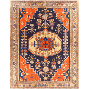 Bold Medallion Printed Machine Washable Area Soft Rug