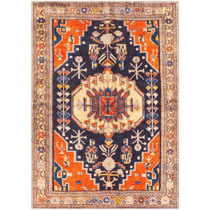 Bold Medallion Printed Machine Washable Area Soft Rug