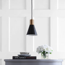 Watts Mid-Century Modern Iron LED Pendant, by JONATHAN Y