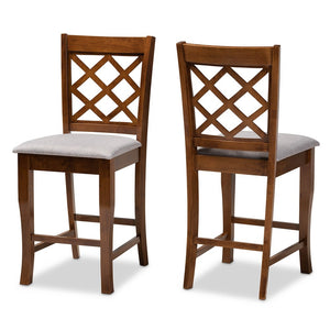 Aria Modern and Contemporary 2-Piece Counter Height Pub Chair Set
