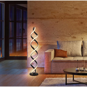 Artiva USA Infinito Ii 68W Unique Modern Led Floor Lamp With Remote Dimming, 61"H - 61