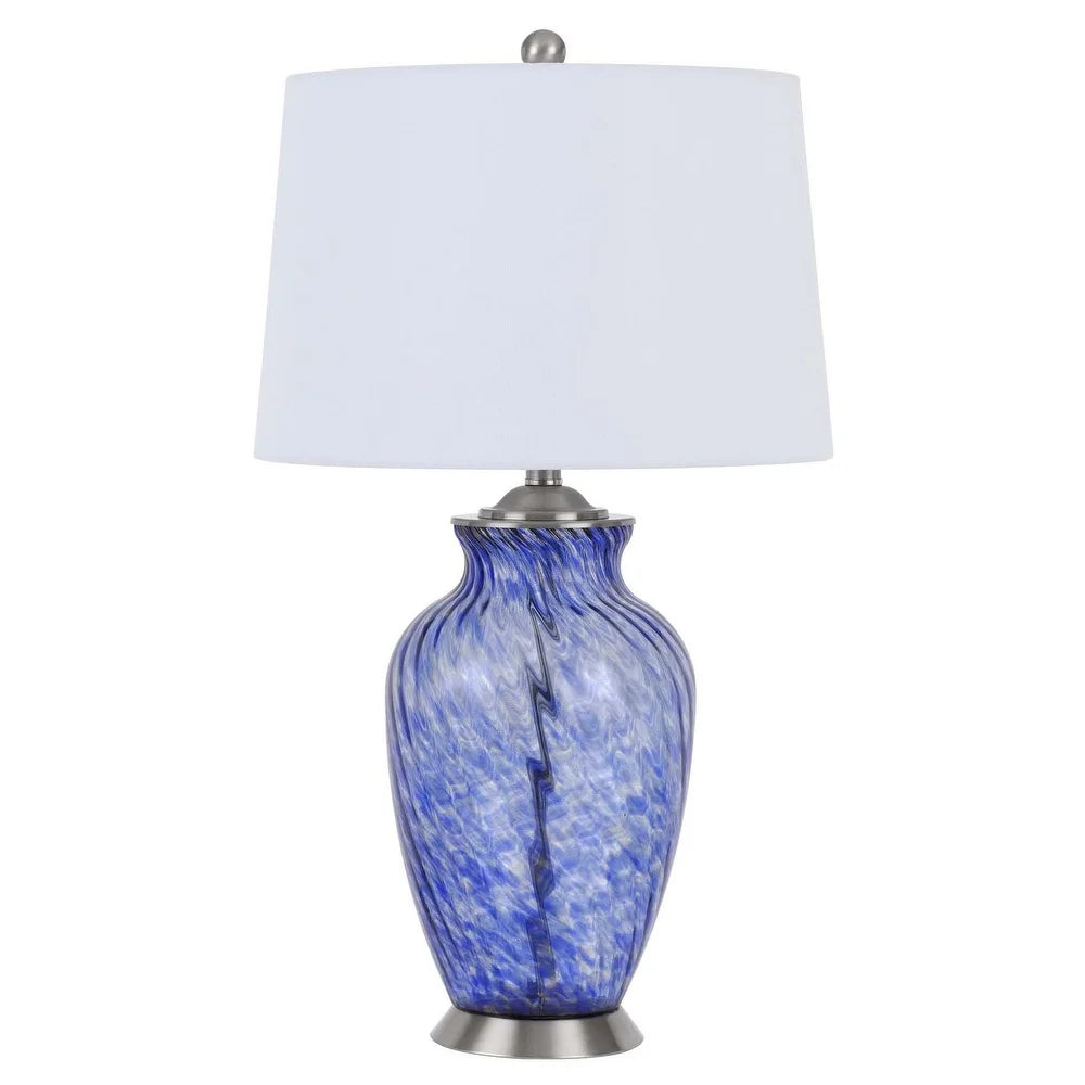 Ashland Blue Metal Table Lamp