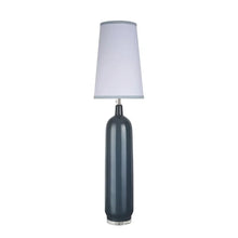Aspen Creative One-Light Ceramic Floor Lamp, Transitional Design in Slate Blue, 56" High - SLATE BLUE