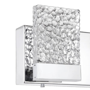 Astron 4-Light-LED Chrome Vanity Light with Glass Shade