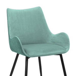 Avery Fabric Dining Room Chair with Metal Legs
