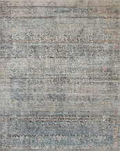 Amber Lewis x Loloi Billie Collection BIL-01 Ink / Salmon, Traditional 7'-6" x 9'-6" Area Rug