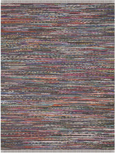 Hand Woven Rust and Multi Cotton Area Rug