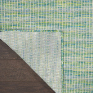 Positano Flat-Weave Indoor/Outdoor Blue/Green Area Rug