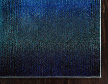 Estrella Collection Vibrant Abstract Blue Area Rug