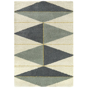 Modern Geometric Berber Shag Soft Area Rug