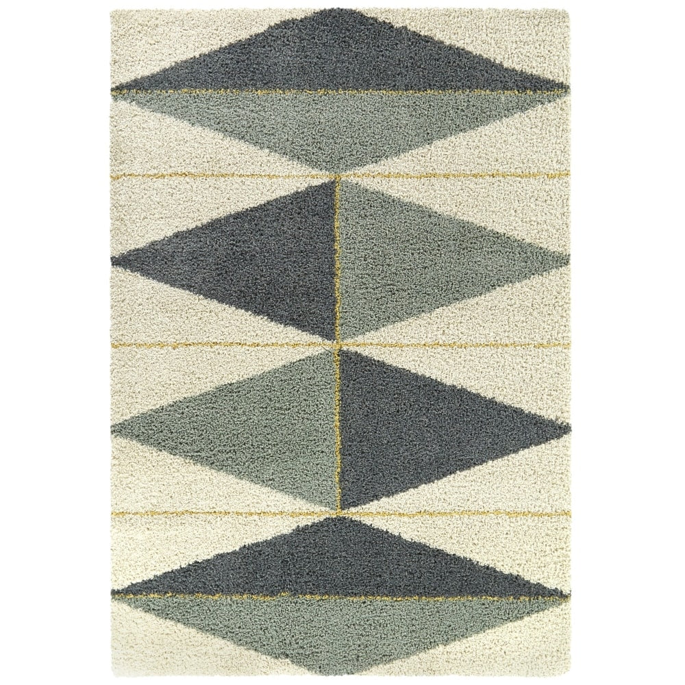 Modern Geometric Berber Shag Soft Area Rug