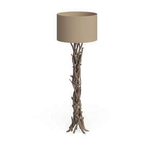 Beige Driftwood Rustic Floor Lamp 62 x 22 x 22