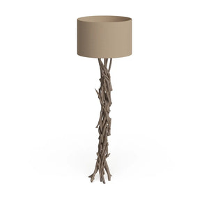 Beige Driftwood Rustic Floor Lamp 62 x 22 x 22