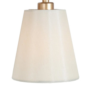 Fabrey Modern 2-light Bathroom Vanity Light Fabric Gold Dimmable Wall Sconces - L 14"x W 6.5"x H 8.5"