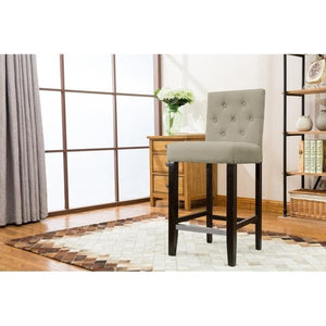 Best Master Furniture Upholstered 29 Inch Seat Height Bar Chair (Set of 2)