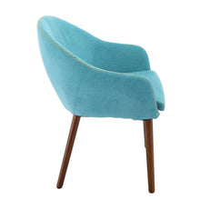 Brage Living Dylan Upholstered Dining Chair - Aqua Blue