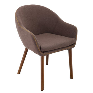 Brage Living Dylan Upholstered Dining Chair - Cocoa