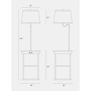 Brightech Madison LED Table Lamp - Brown.