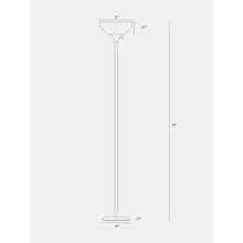 Brightech Sky Dome LED Floor Lamp - Silver.