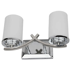 Brina 2-Light Chrome Bath Vanity Light